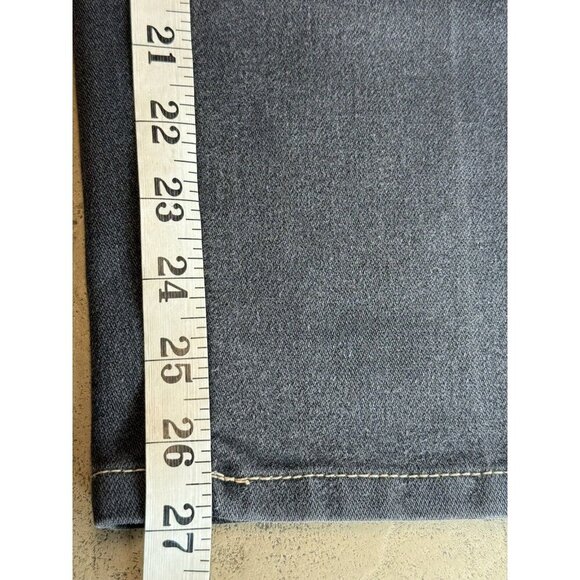 VTG 80s Womens Sz 10 PS Gitano Jeans Gray or Faded Black White Stitching - Picture 10 of 11